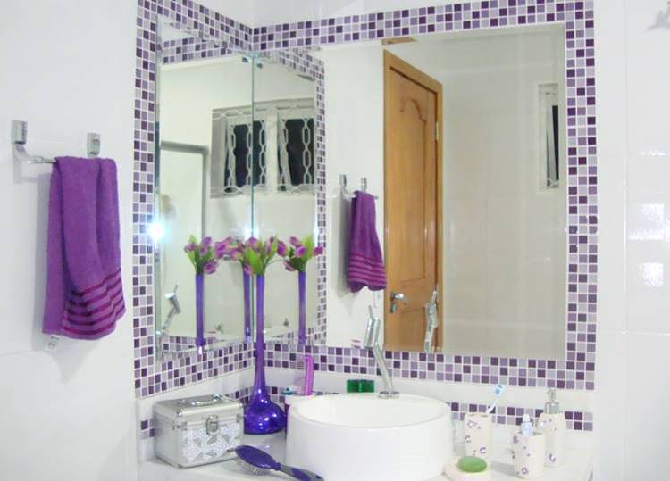Banheiro com Pastilhas de Vidro - Jandira MT